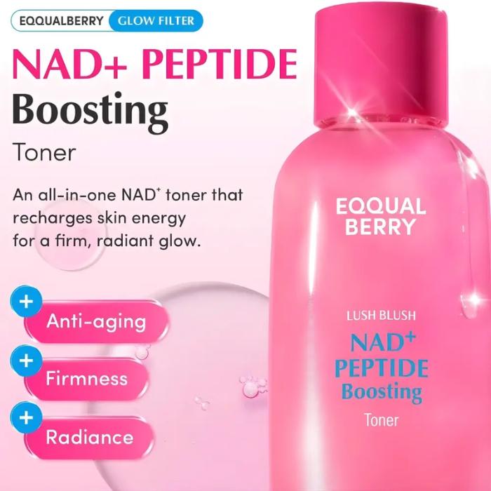 Eqqualberry NAD+ Peptide Boosting Toner 150ml