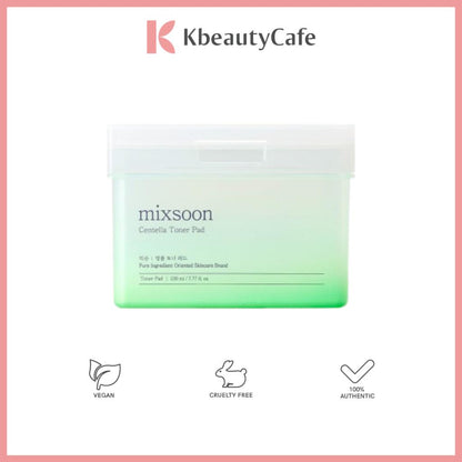 Mixsoon Bean / Bifida / Centella / Galactomyces Toner Pad