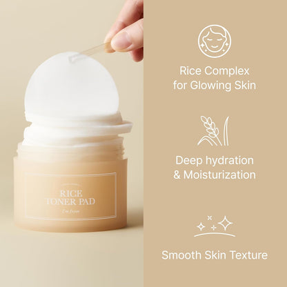 I'm from Rice Toner Pad (60 Pads) - For Skin Care