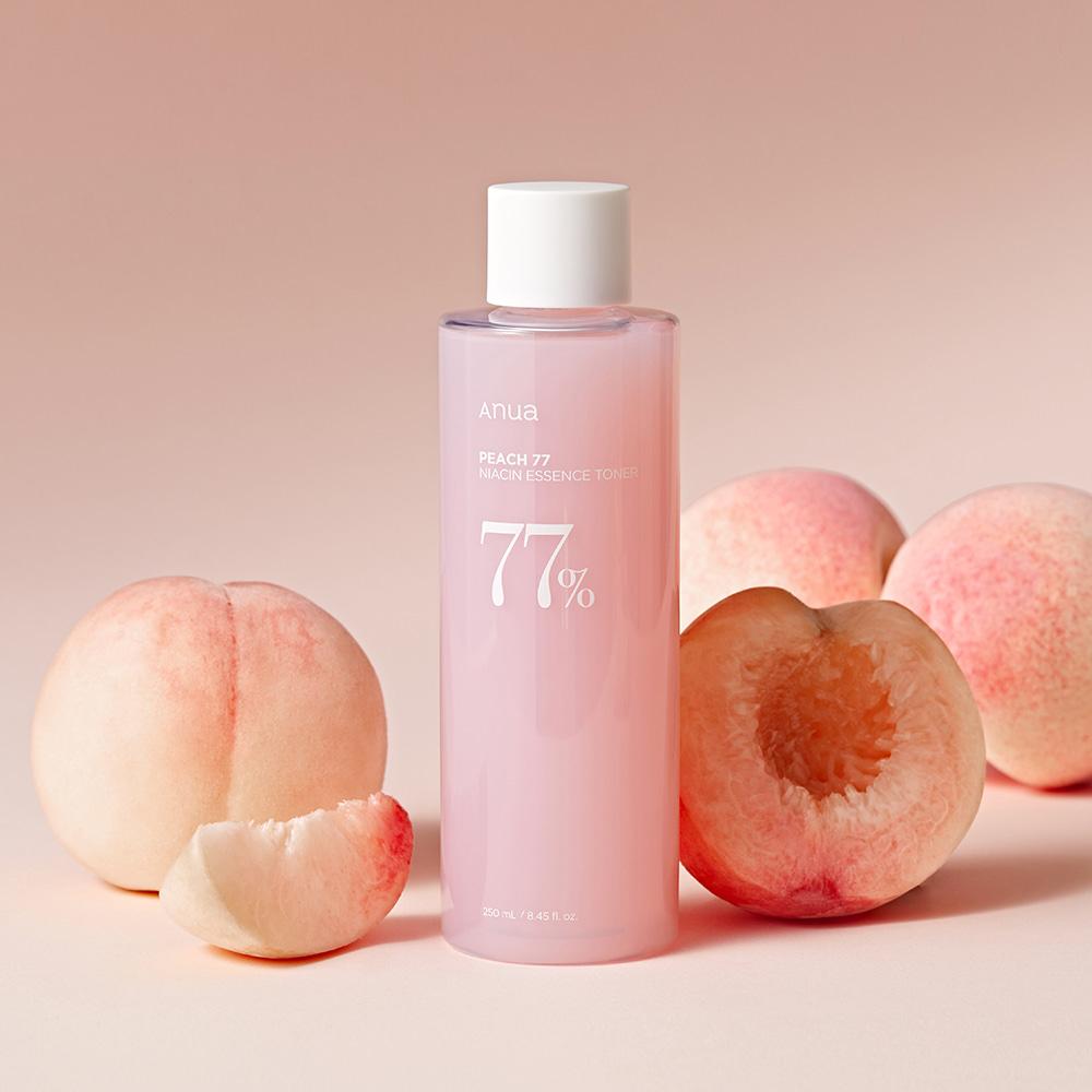 Anua Peach 70% Niacin Serum 30ml / Peach 77 Niacin Conditioning Milk / Essence Toner