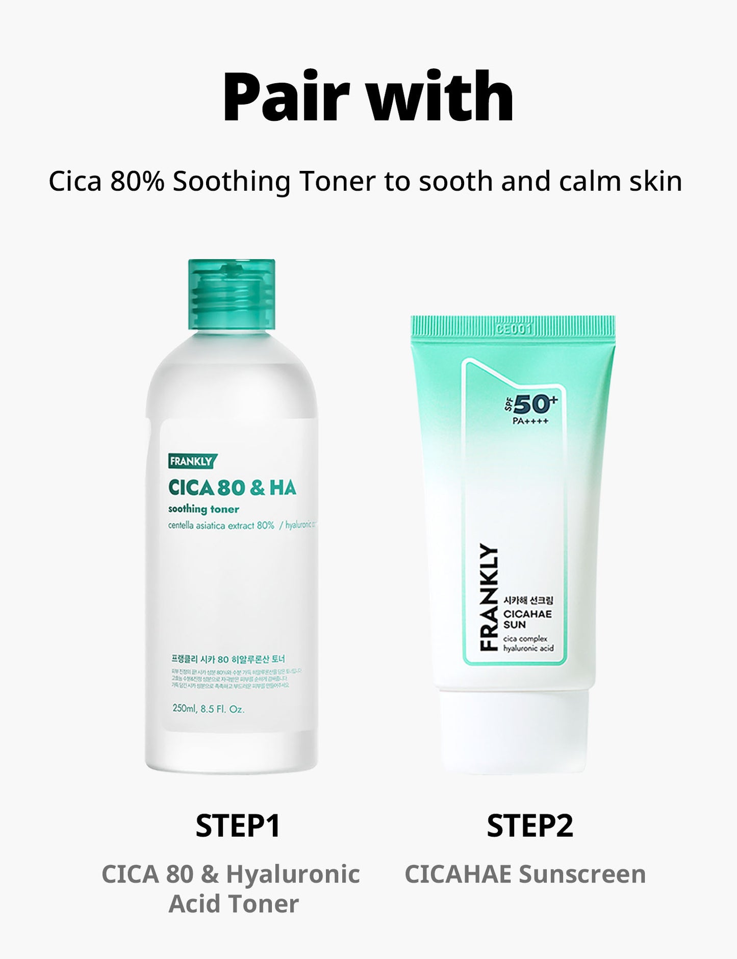 Frankly Cicahae Sun - Soothing Sunscreen For All Skin Types - Lightweight, Non-Greasy, Zero White Cast