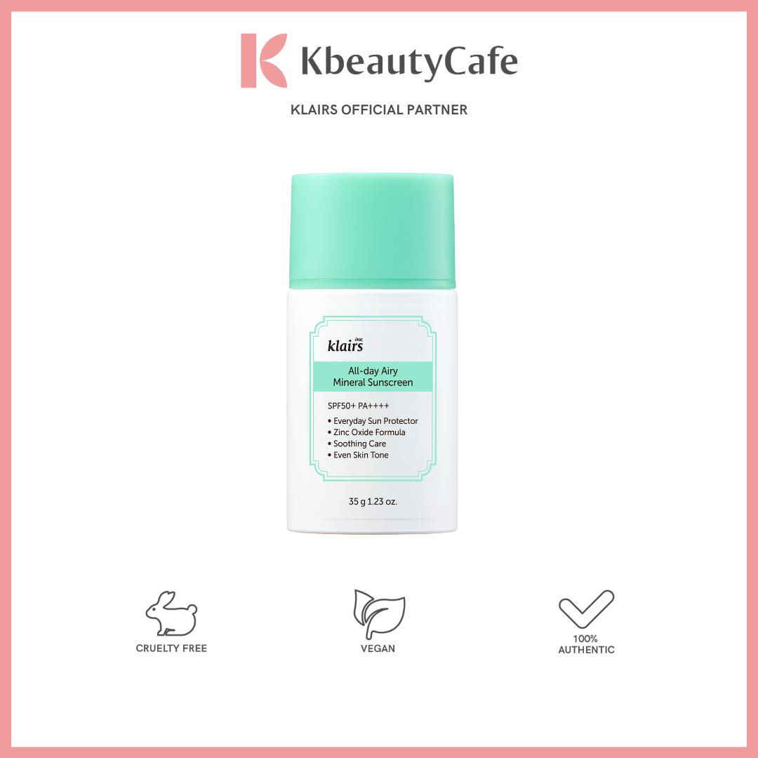 Klairs All-day Airy Mineral Sunscreen 10g | 35 g | 60 g