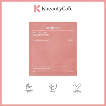 Biodance Radiant Vita Niacinamide Real Deep Mask (1pc or 4pcs)