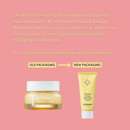 By Wishtrend Propolis Energy Balance Cream (previously called Pro-Biome Balance Cream)