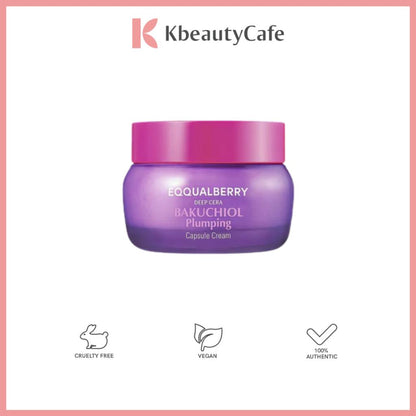 Eqqualberry Bakuchiol Plumping Capsule Cream 50ml