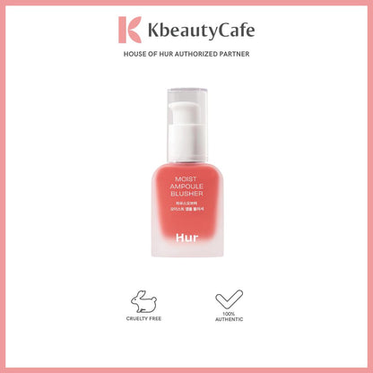 House of HUR Moist Ampoule Blusher - Long Lasting, Natural-Looking Blush