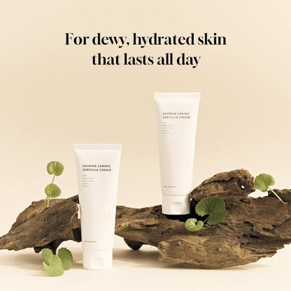 Heveblue Salmon Caring Centella Cream 100ml – PDRN Barrier Repair & Firming Moisturizer