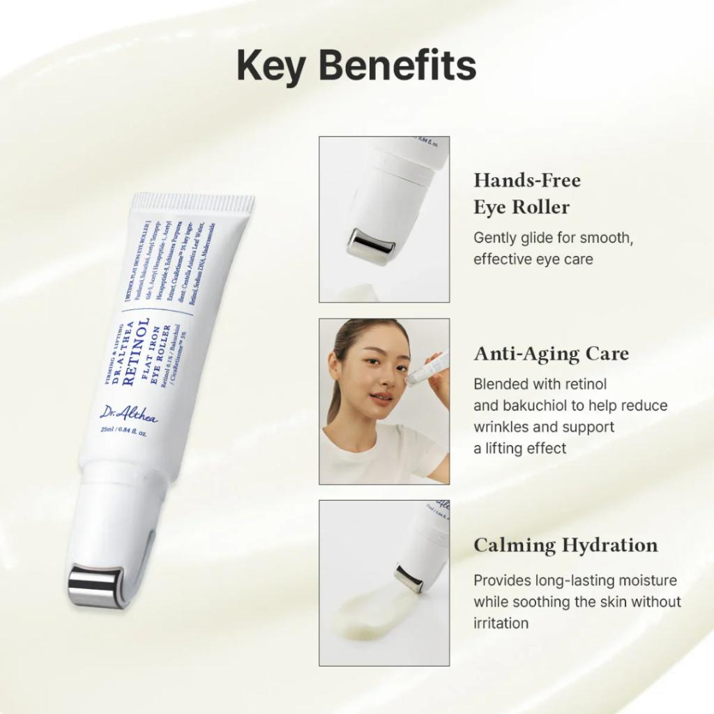 Dr. Althea Retinol Flat Iron Eye Roller 25ml