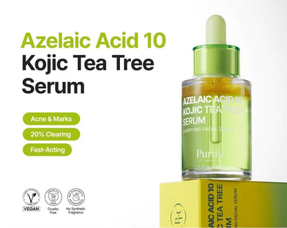 Purito Azelaic Acid 10 Kojic Tea Tree Serum 30ml
