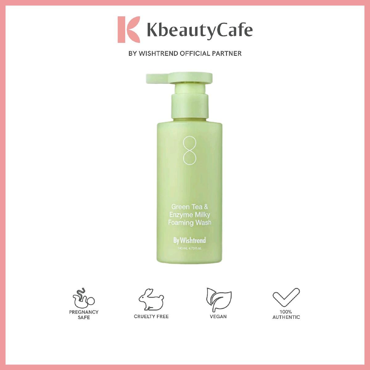 By Wishtrend Green Tea & Enzyme Milky Foaming Wash