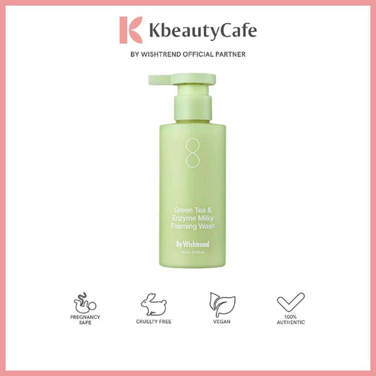 By Wishtrend Green Tea & Enzyme Milky Foaming Wash