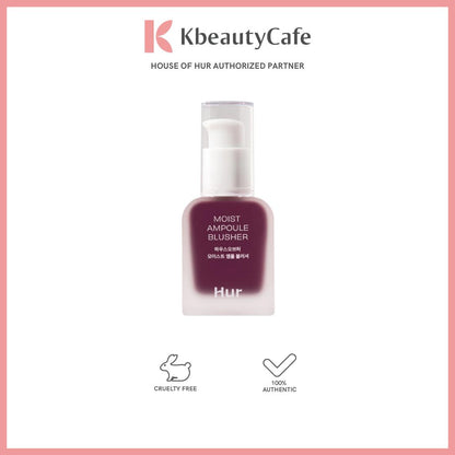 House of HUR Moist Ampoule Blusher - Long Lasting, Natural-Looking Blush