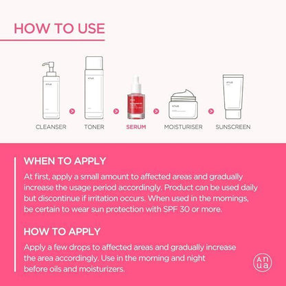 Anua Niacinamide 10% + TXA 4% Dark Spot Serum – Brightening for Acne Marks & Uneven Skin Tone