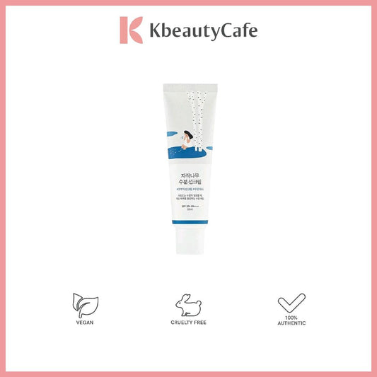 Round Lab Birch Juice Moisturizing Sun Cream - Sunscreen for All Skin Types - Moisturizing, Lightweight, No White Cast
