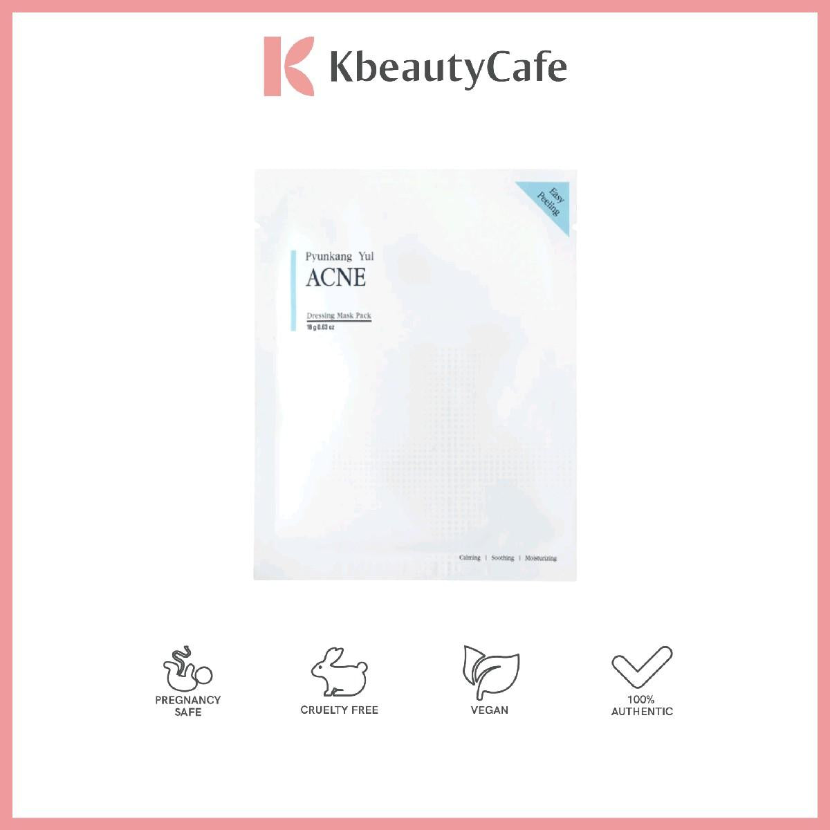 Pyunkang Yul Acne Dressing Mask Pack - Mask Treatment for Acne - Moisturizing and Soothing