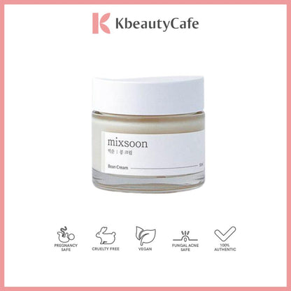 Mixsoon Bean Cream 50ml (Lightweight Moisturizer)