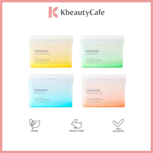 Mixsoon Bean / Bifida / Centella / Galactomyces Toner Pad
