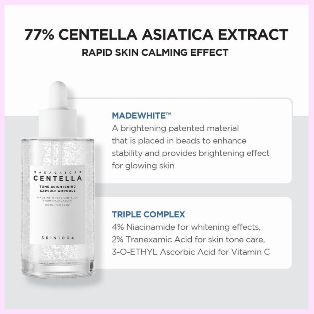 SKIN1004 Madagascar Centella Tone Brightening Capsule Ampoule 50ml or 100ml
