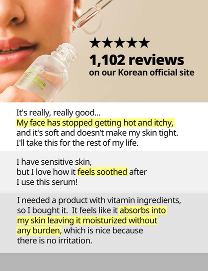 Frankly Vita Bomb Calming & Relief Serum - 5% Niacinamide Serum - Serum For Dark Spots, Hydration
