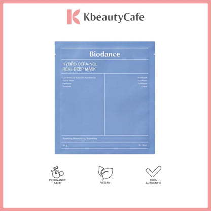 Biodance Radiant Vita Niacinamide Real Deep Mask (1pc or 4pcs)