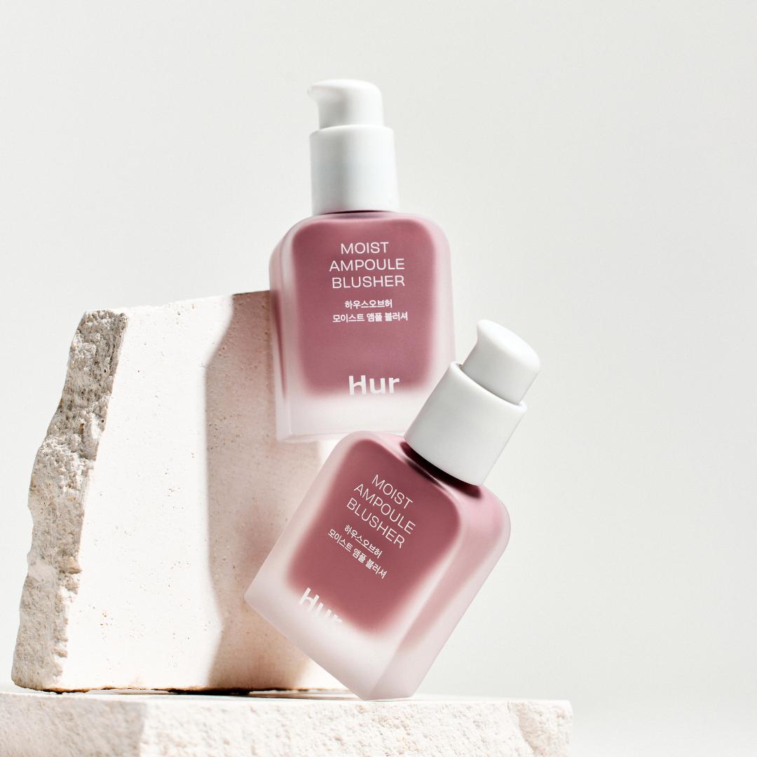 House of HUR Moist Ampoule Blusher - Long Lasting, Natural-Looking Blush