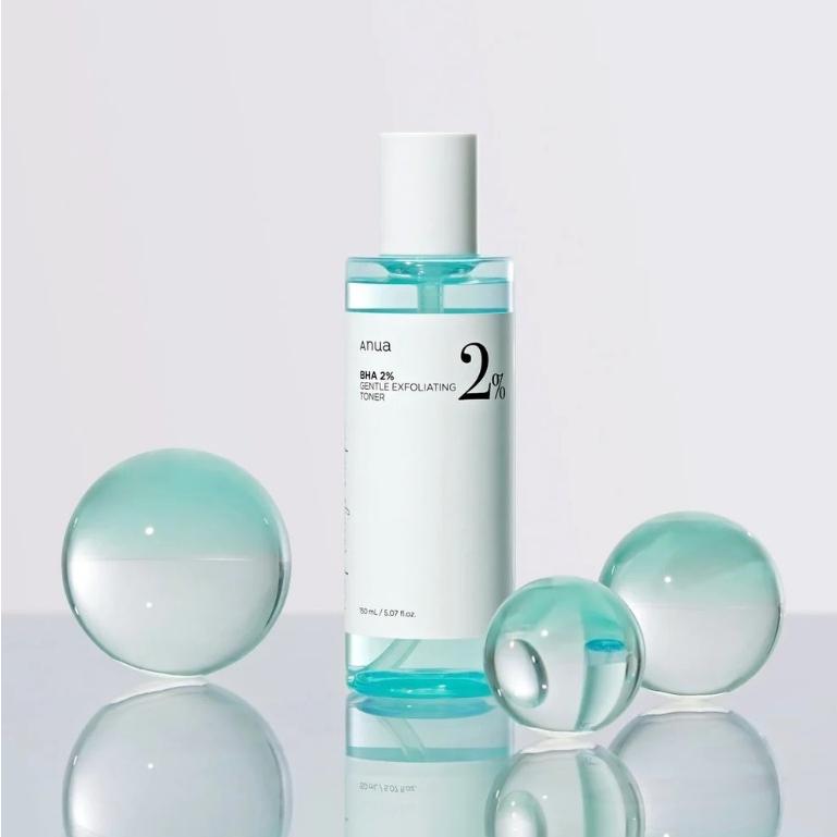 Anua BHA 2% Gentle Exfoliating Toner 150ml – Anti-Acne & Pore Minimizing Toner for Oily Skin