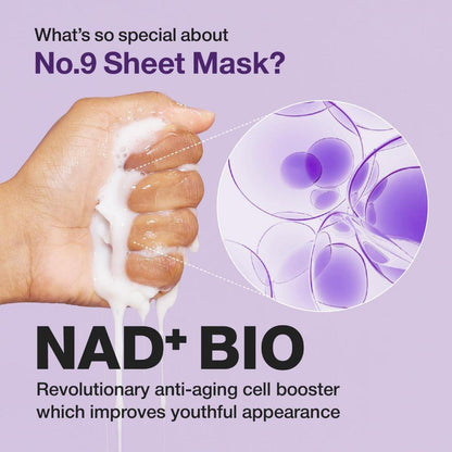 Numbuzin No.9 NAD Bio Lifting Full Cover Facial Mask (4 pcs.)