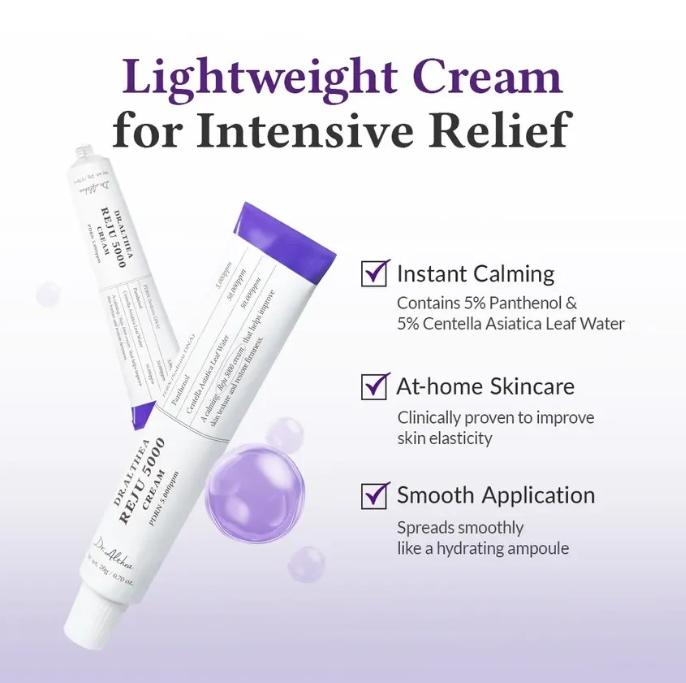 Dr. Althea PDRN Reju 5000 Cream – Skin Repair & Skin Elasticity Korean Moisturizer for Sensitive Skin