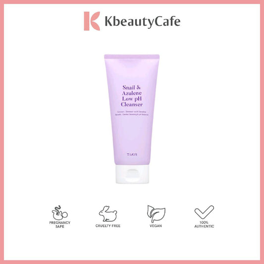 TIA'M Snail & Azulene Low pH Cleanser