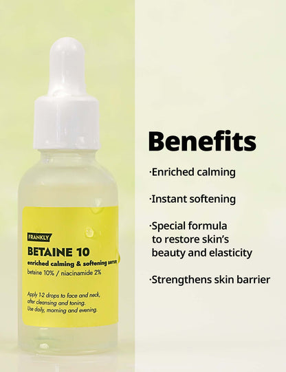 Frankly Betaine 10 Enriched Calming & Softening Serum