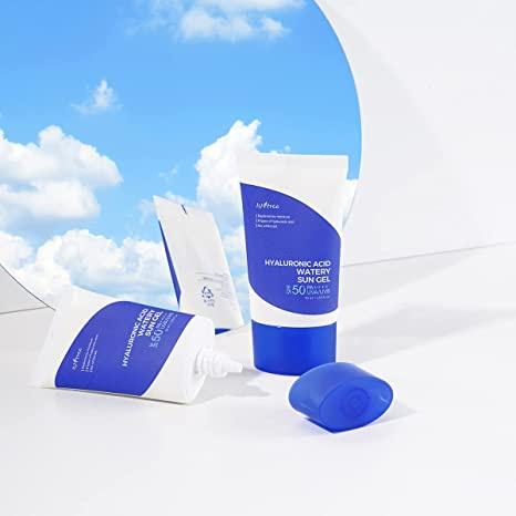 Isntree Hyaluronic Acid Watery Sun Gel - Sunscreen for Oily Skin - Lightweight, No White Cast, Non-Greasy