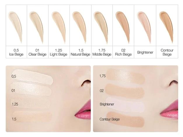 THE SAEM Cover Perfection Tip Concealer - Liquid Multi-Use Concealer, Full Coverage Makeup for Acne Dark Spots Dark Circles Hyperpigmentation and Blemishes