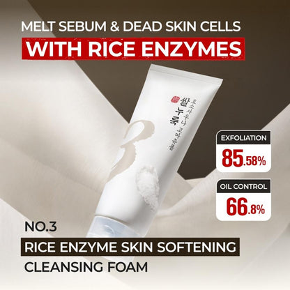 Numbuzin No.3 Rice Enzyme Skin Softening Cleansing Foam