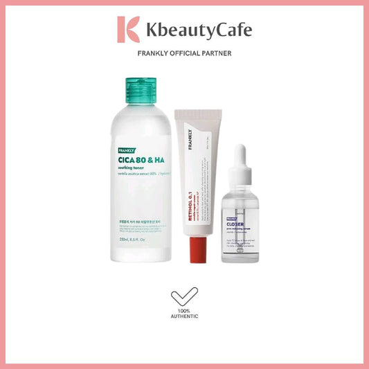Frankly Bestsellers Set [Retinol + Peptides + Hyaluronic Acid] (Skincare Set)