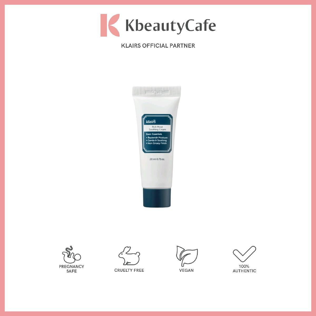 Klairs Rich Moist Soothing Cream