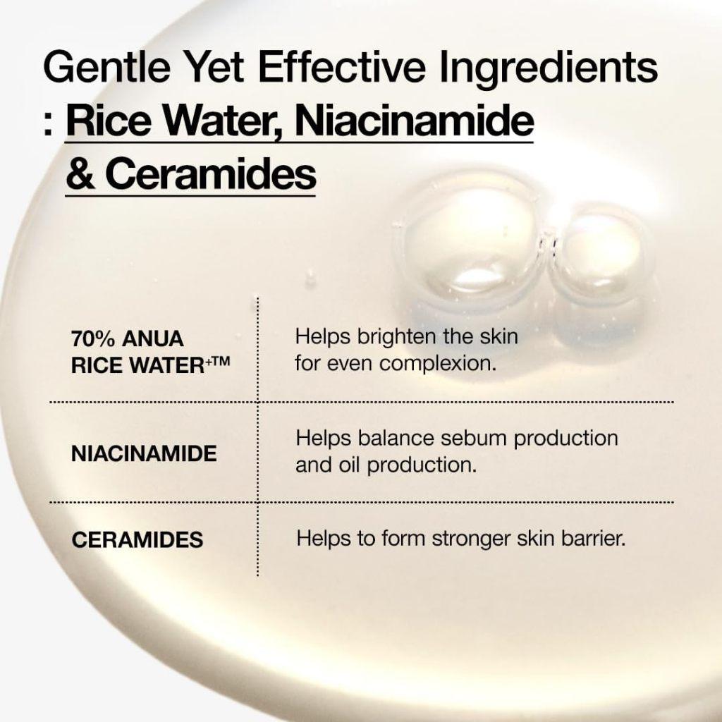 Anua Rice 70 Milky Glow Toner 250 ml - Brightening & Hydrating Toner for Radiant Skin