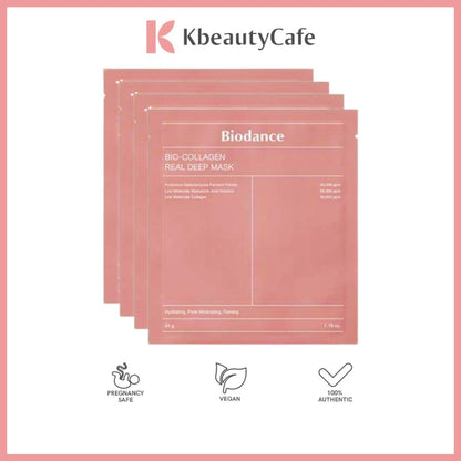 Biodance Radiant Vita Niacinamide Real Deep Mask (1pc or 4pcs)