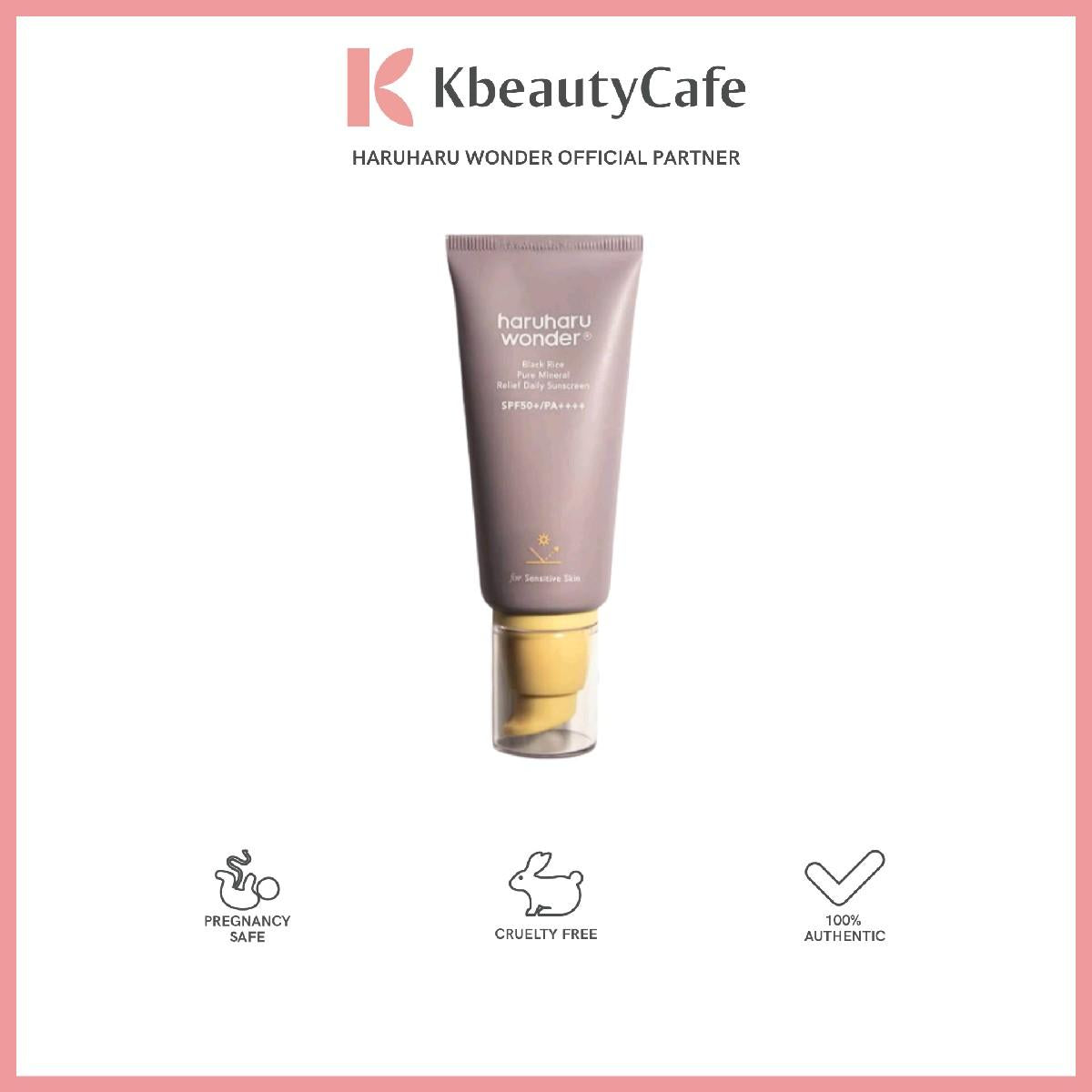 Haruharu Wonder Black Rice Moisture Airyfit Sunscreen / Mineral Relief Daily / Soothing Sun Shield