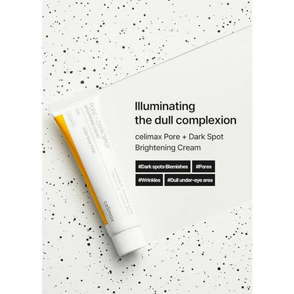 Celimax Pore+Dark Spot Brightening Cream 35ml - Dark Spots & Pore Minimizing Korean Moisturizer