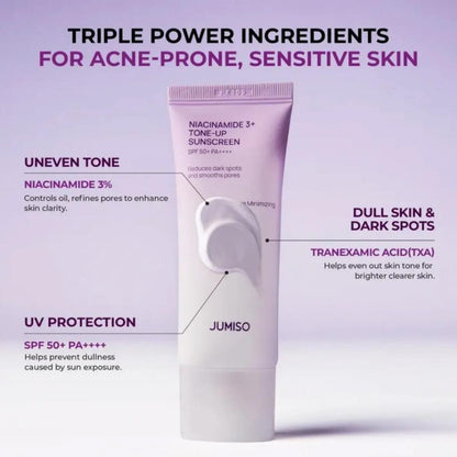 Jumiso Niacinamide 3+ Tone-up Sunscreen 40ml