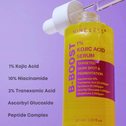 Nineless B-Boost 1% Kojic Acid Serum 30ml (Nine Less)