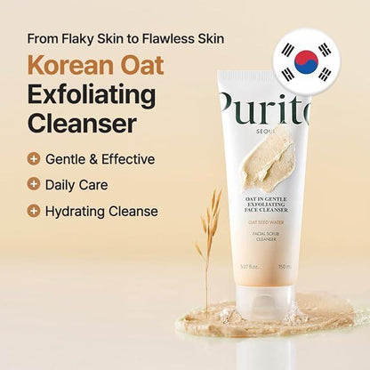 Purito Oat In Gentle Exfoliating Face Cleanser