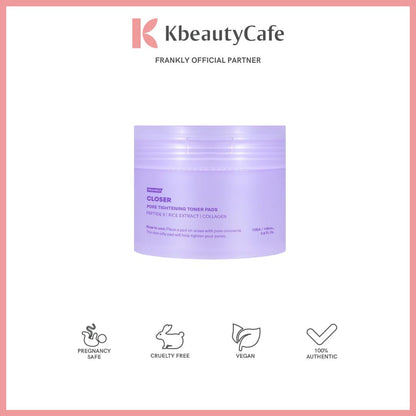 Frankly Closer Pore Tightening Toner Pads