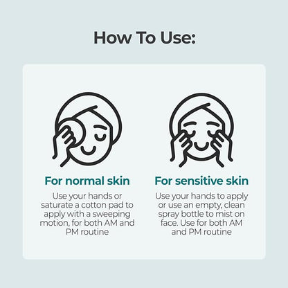 Numbuzin No.1 Pure-Full Calming Herb Toner - Toner for Acne-Prone and Sensitive Skin - Clears Acne, Soothes Irritation