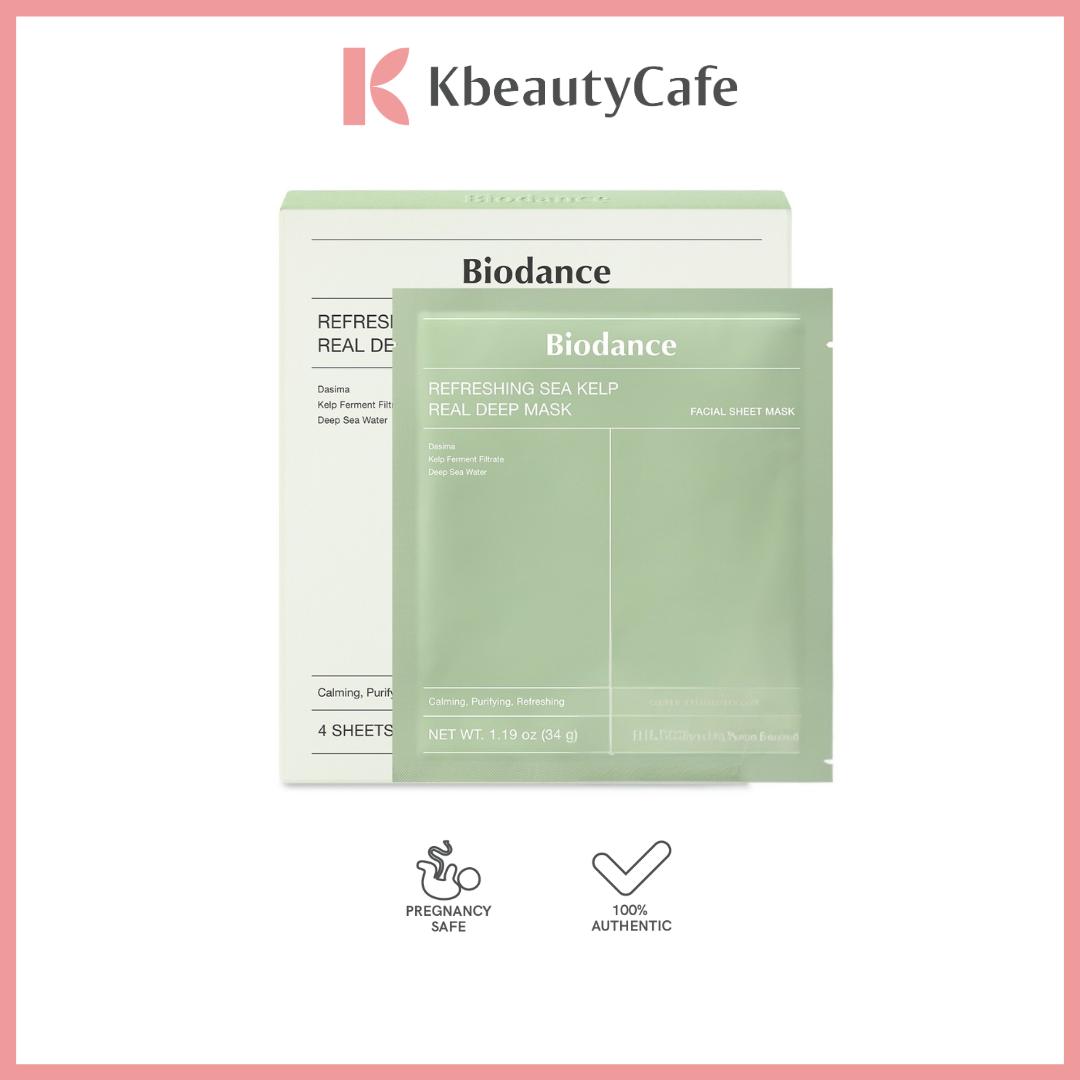 Biodance Refreshing Sea Kelp Real Deep Mask (1pc or 4pcs)
