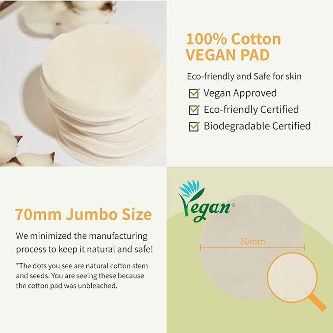 Numbuzin No.3 Radiance Glowing Jumbo Essence Pad | No.5 Vitamin-Niacinamide Concentrated Pad