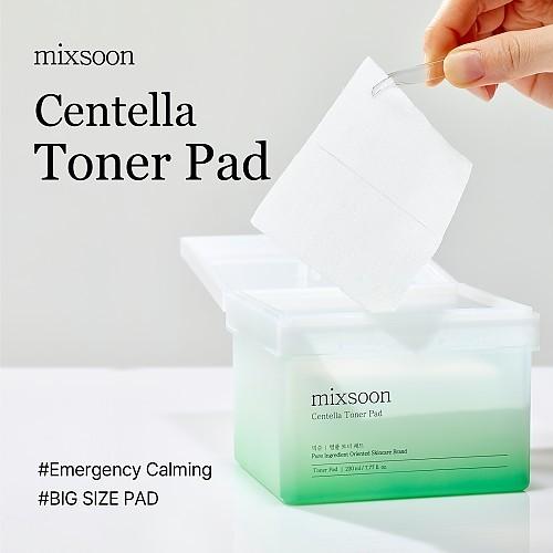 Mixsoon Bean / Bifida / Centella / Galactomyces Toner Pad