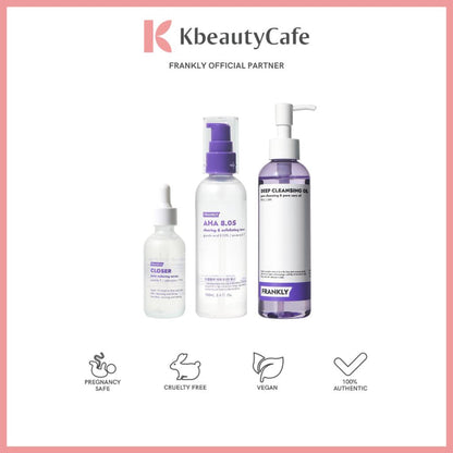 Frankly Poreless Skin Set - Pore Tightening, Texture Smoothing & Acne Care