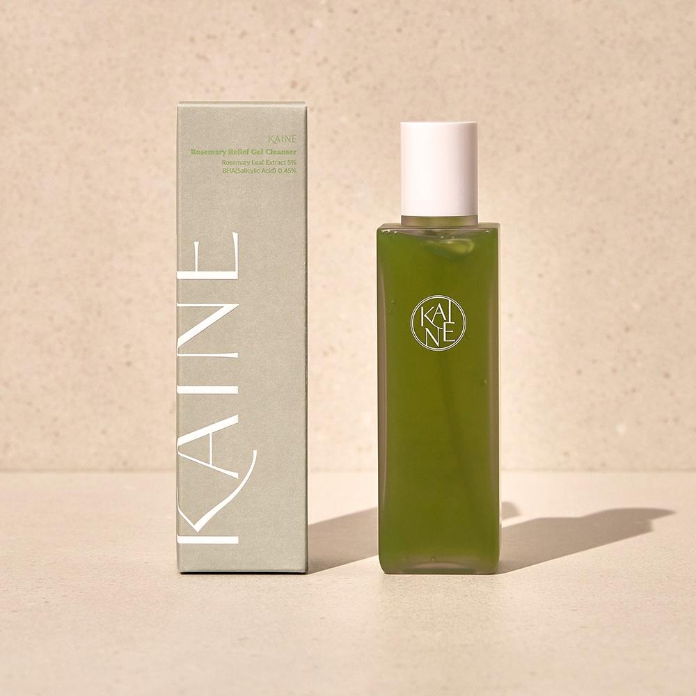 Kaine ROSEMARY Relief Gel Cleanser / Rosemary AHA Night Serum [Lactic Acid Serum - AHA Serum]