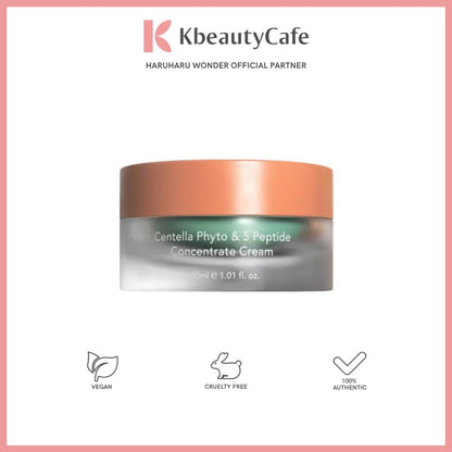 Haruharu Wonder Centella Phyto & 5 Peptide Concentrate Cream 30ml